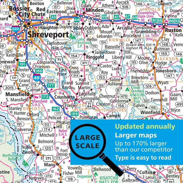 2027 Large Scale Road Atlas
