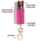 Pink Rhinestones Pepper Spray