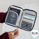 variant:48331163402432 Travelon RFID Blocking Passport Zip Wallet Black
