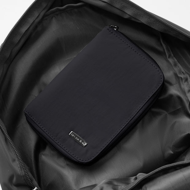 variant:48331163402432 Travelon RFID Blocking Passport Zip Wallet Black