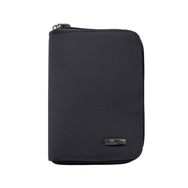 variant:48331163402432 Travelon RFID Blocking Passport Zip Wallet Black