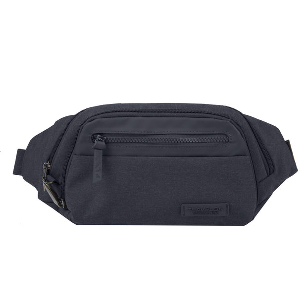 variant:42999674994880 Travelon - Anti-Theft Metro Waist Pack - Navy Heather