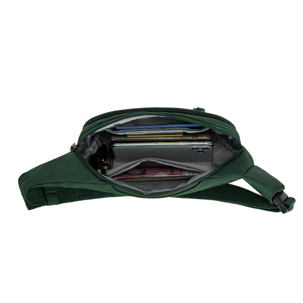 variant:46316826263744 Travelon - Anti-Theft Metro Waist Pack Forest Heather