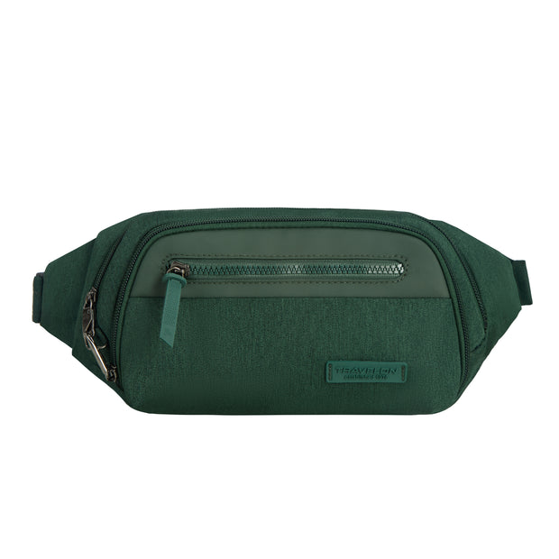 variant:46316826263744 Travelon - Anti-Theft Metro Waist Pack Forest Heather
