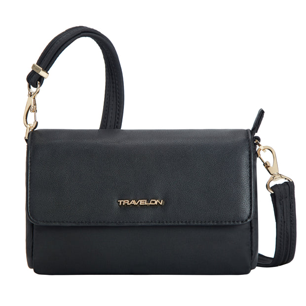 variant:46319970123968 Travelon Addison Anti-Theft Convertible Belt Bag
Black