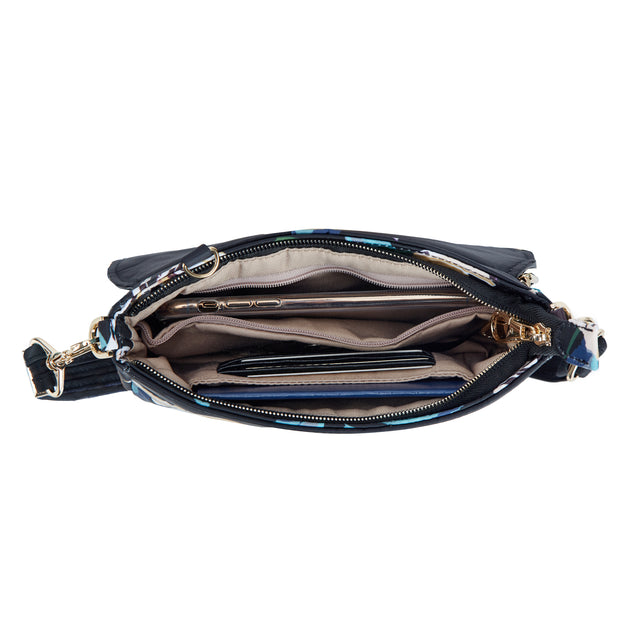 variant:46319970189504 Travelon Addison Anti-Theft Convertible Belt Bag
Midnight Floral