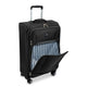 variant:43715339780288 Skyway  Epic Softside Medium Checked Spinner Luggage Black