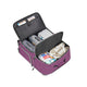 variant:43986392514752 Biaggi Carry-On To Check-In Purple