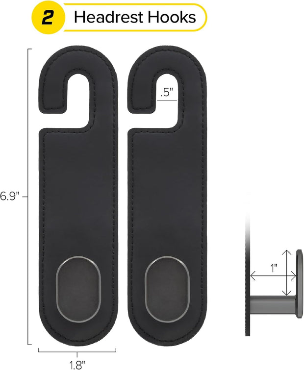 Storage Headrest Hook 2-Pack