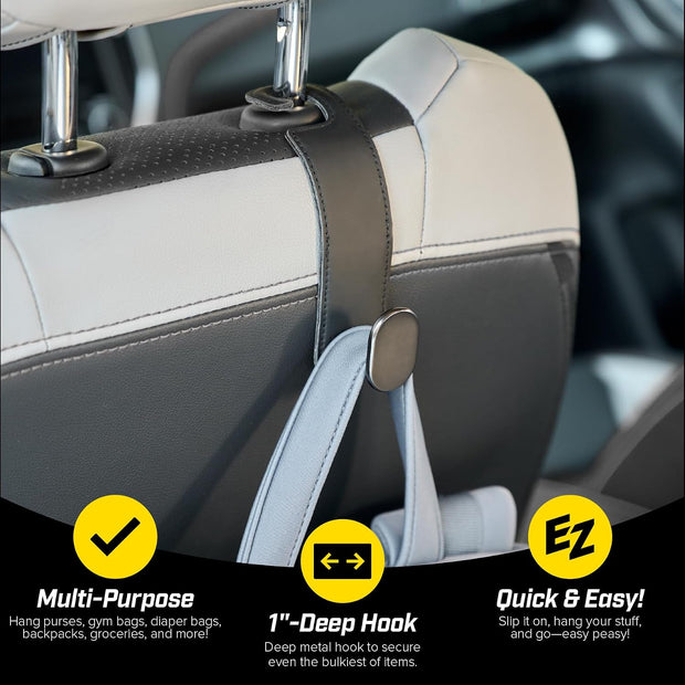 Storage Headrest Hook 2-Pack