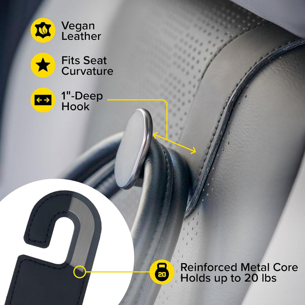 Storage Headrest Hook 2-Pack