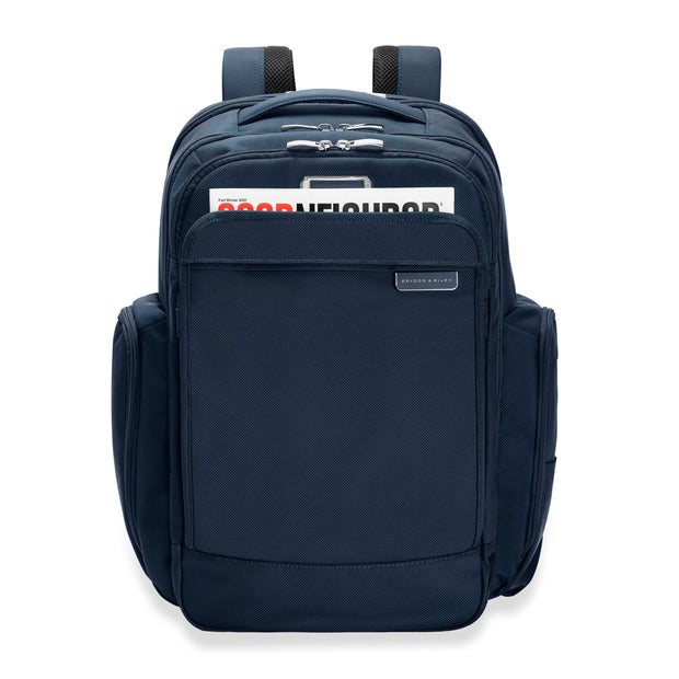 variant:46584385503424 Baseline Traveler Backpack Navy