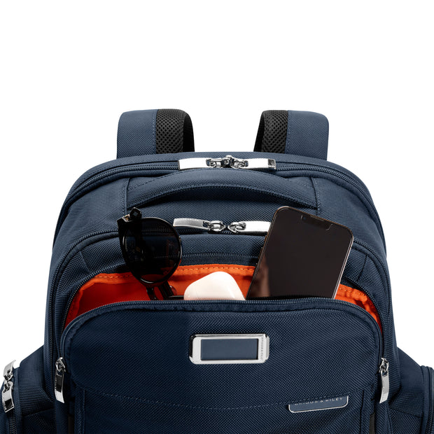 variant:46584385503424 Baseline Traveler Backpack Navy