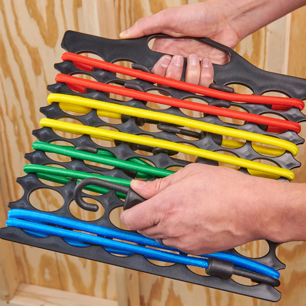 Bungee Buddy – Bungee Cord Organizer + 8 Bungee Cords