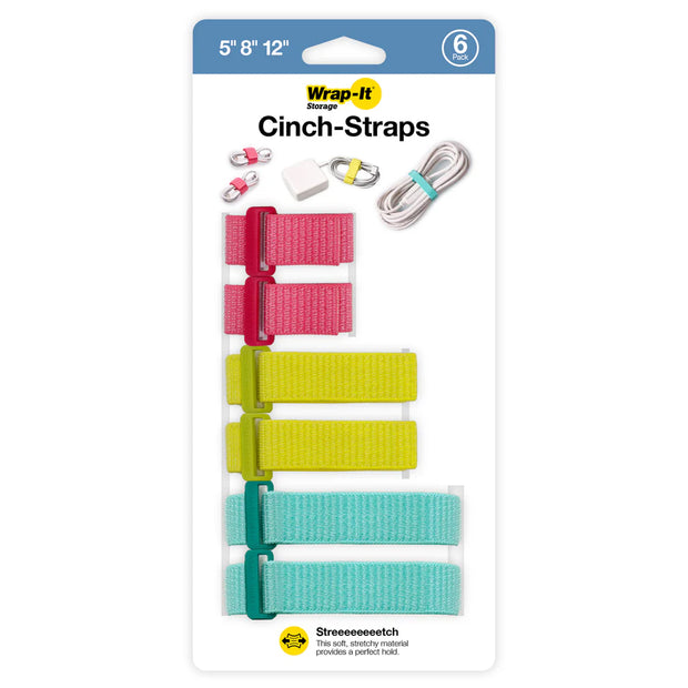 Cinch-Straps - Assorted Sizes (6-Pack)