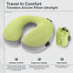 variant:45438870225088 Cocoon ERGO AirCore Pillow Ultralight U Shaped Wasabi