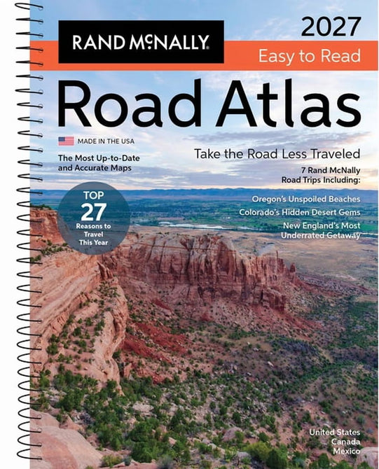 2027 Easy to Read Midsize Road Atlas