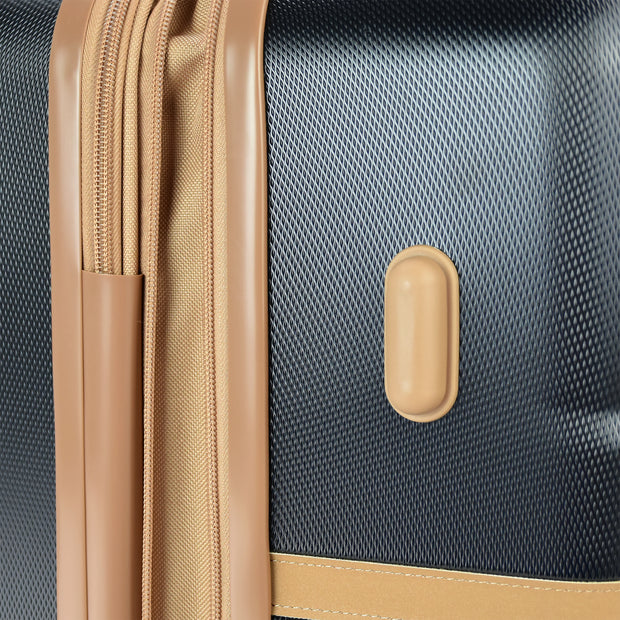 variant:46795558781120 London Fog Westbury Hardside Medium Check Luggage Black & Sand