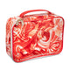 variant:43756581617856 SJ Claire Jumbo Makeup Case Tangerine