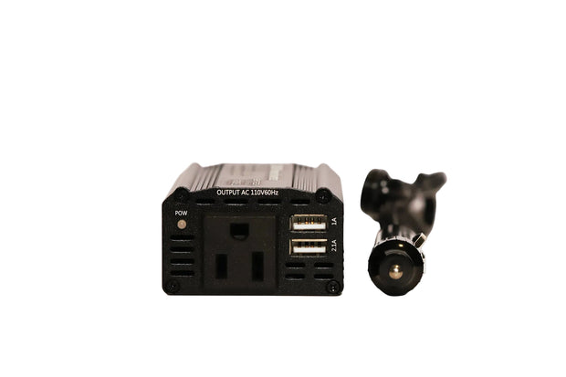 Power Inverter w/ 110V AC & 2USB