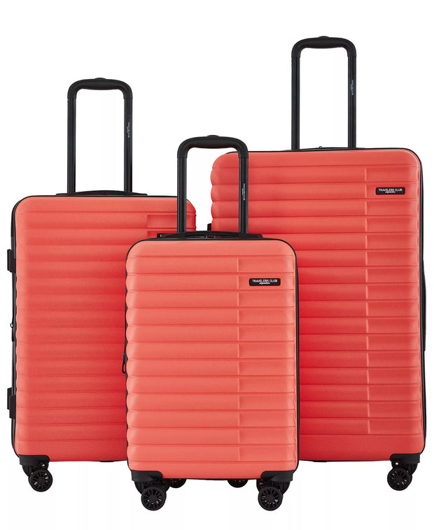 variant:48907220517056 Providence 3-Pc. Hardside Luggage Set - Coral