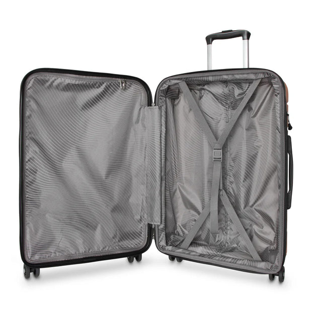 variant:47001110741184 Silverton Hardside Medium Checked Expandable Luggage Papaya Punch