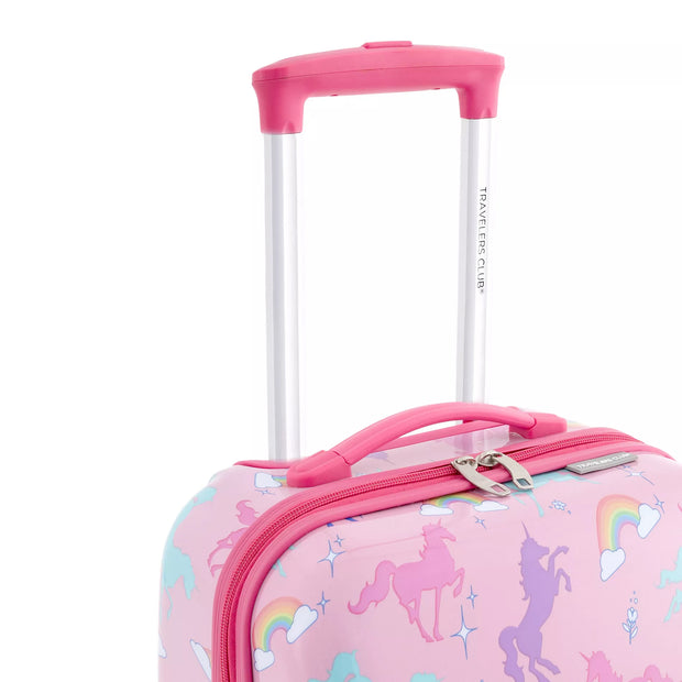 variant:48907148722368 Kid's Hard Side Carry-On Spinner 5 Piece Luggage Set - Unicorn