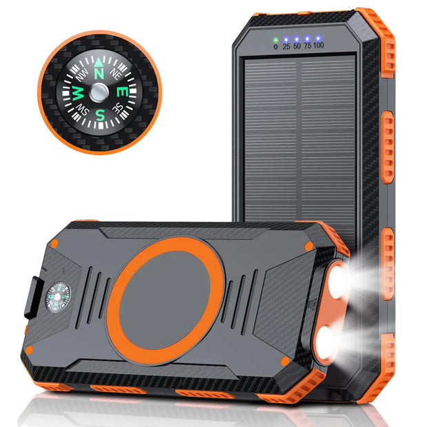 Wireless Solar Power Bank