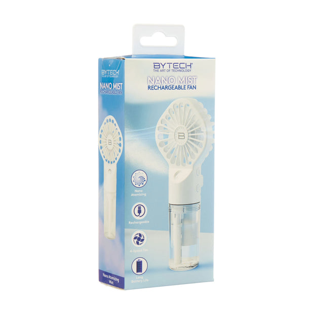 Handheld Mist Fan w/ Rechargeable Battery