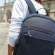 variant:44453369282752 travelon Metro Backpack Navy Heather