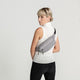 variant:42999678238912 travelon World Travel Essentials Convertible Sling/Waist Pack Gray Heather