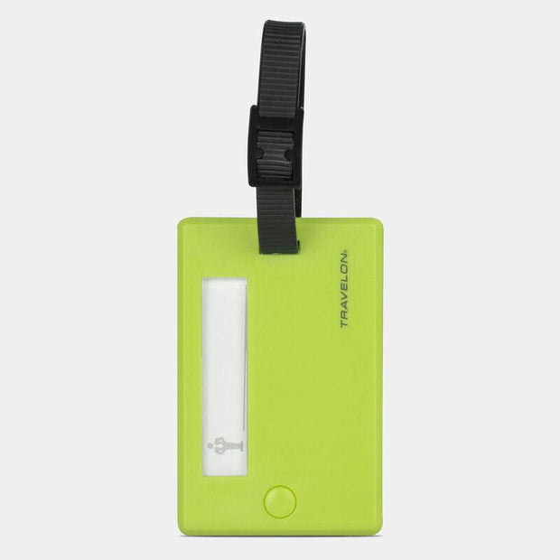 variant:025732029518 Travelon Set of 2 Luggage Tags - Lime