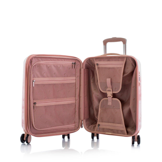 variant:43164542468288 heys america Tie Dye 21 Carry-On Spinner Luggage rose